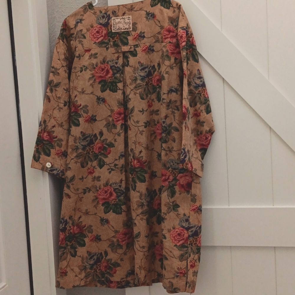 GIANNA ROSE..VINTAGE 90s ARTIST COAT/DUSTER..ONE SIZE